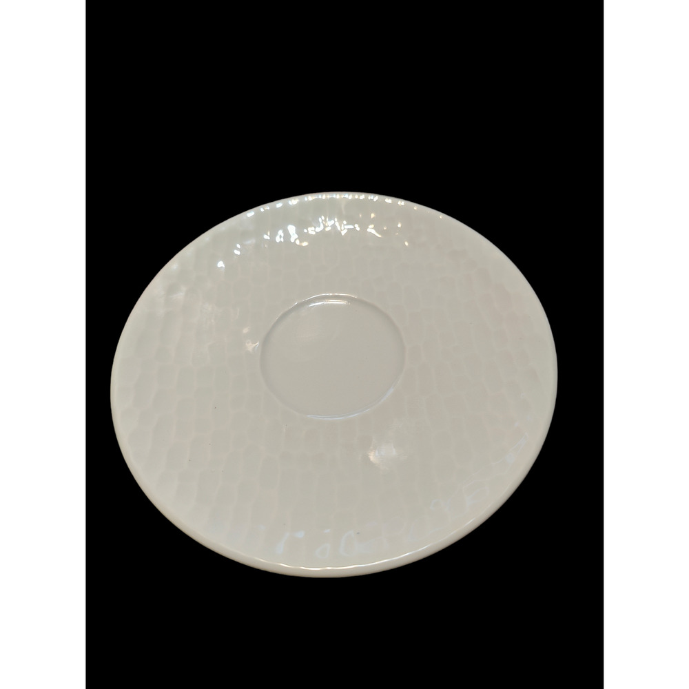 Williams Sonoma Apilco Aqua Saucer MAde in France Porcelaine